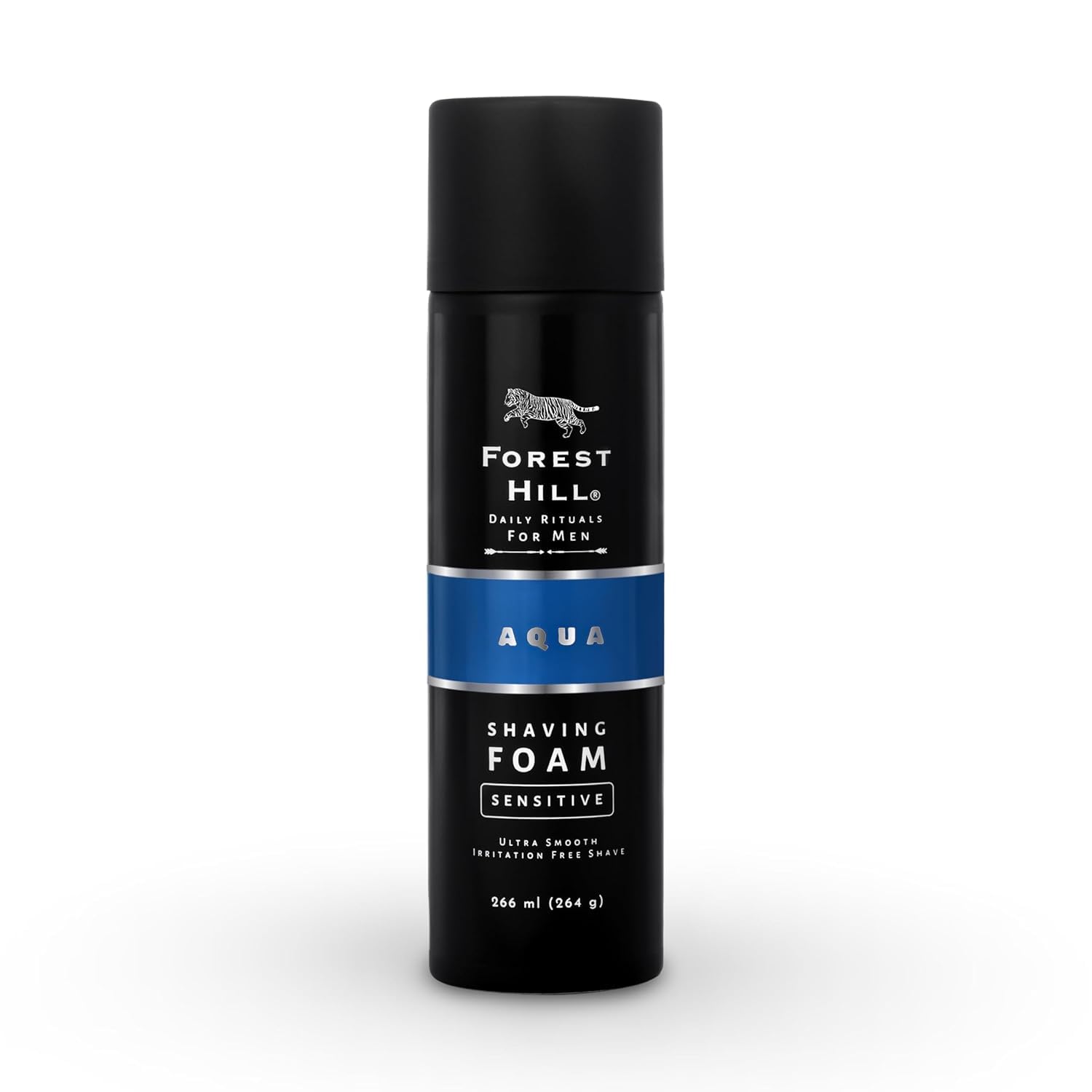 Forest Hill Set of 2 Men Grooming Shaving Combo, Fresh Aqua Shaving Cream 75g & Shaving Foam 266ml, Goodness of Olive & Argan Oil, Mulberry, Rosemary & Peppermint Extract, Prevent Cuts & Burns, Rich Lather, Cooling Hydrating Formula - Image 6 thumbnail