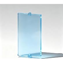 105 Piece Glass for Window 1x2x3 Flat Front, Transparent Light Blue, Compatible with Lego Parts 60602