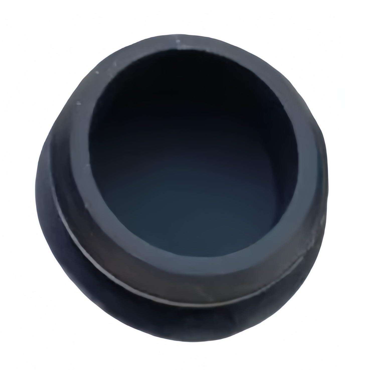 10pcs Food Grade Silicone Conical Plugs, Snap On Black Round Caps Strictly Sealed Stoppers for Industrial(5.5mm)