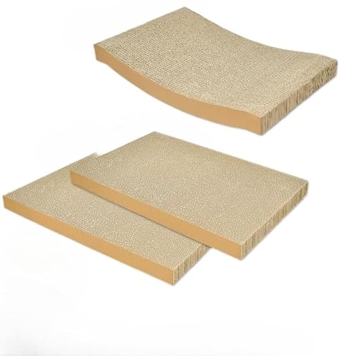 Vilom 猫用爪とぎ キャットハウス キャットタワー ダンボールハウス 爪とぎ兼ベッド 猫箱 二階 組み立て式 高密度段ボール 収納簡単 ストレス解消 通気 (ティンバーバンガロークライミングフレーム)
