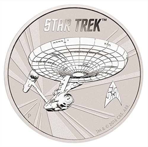 Preisvergleich Produktbild Star Trek 50. Jubiläum Raumschiff Enterprise 1 Silber - Dollar
