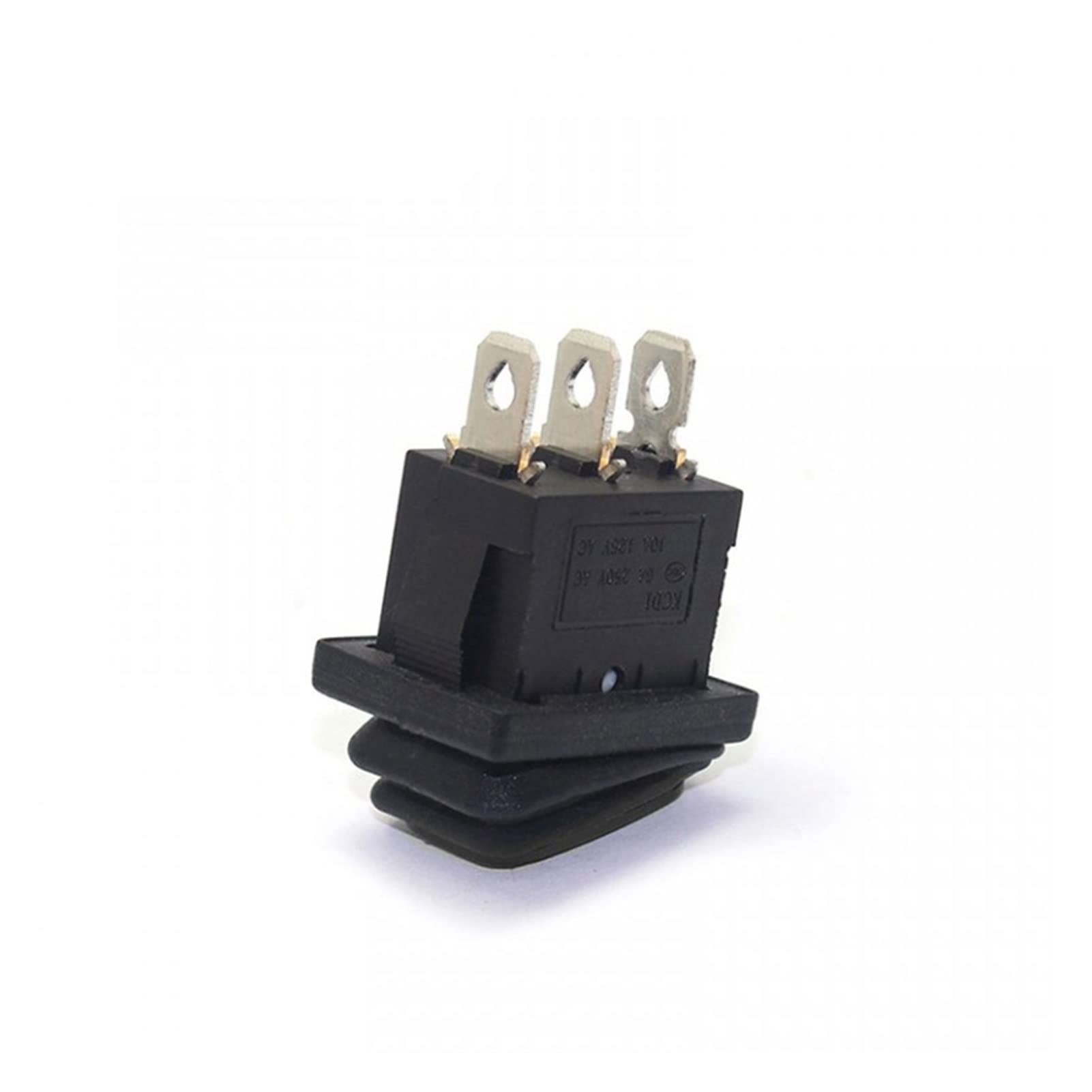 Microinterruptor KCD1 12 V 220 V 30 A impermeable 3 pines interruptor de palanca iluminado cierre 4 pines encendido apagado en emergencia interruptor basculante marino (color: encendido-apagado) inter