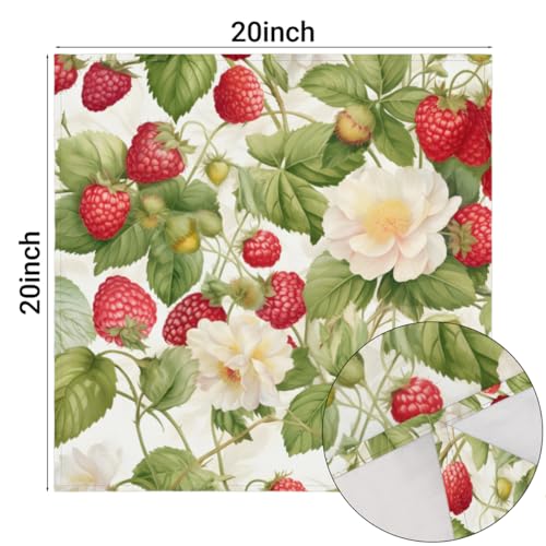 Servilletas de Tela Abstract Strawberry Set x4 50x50 cm miniatura 3