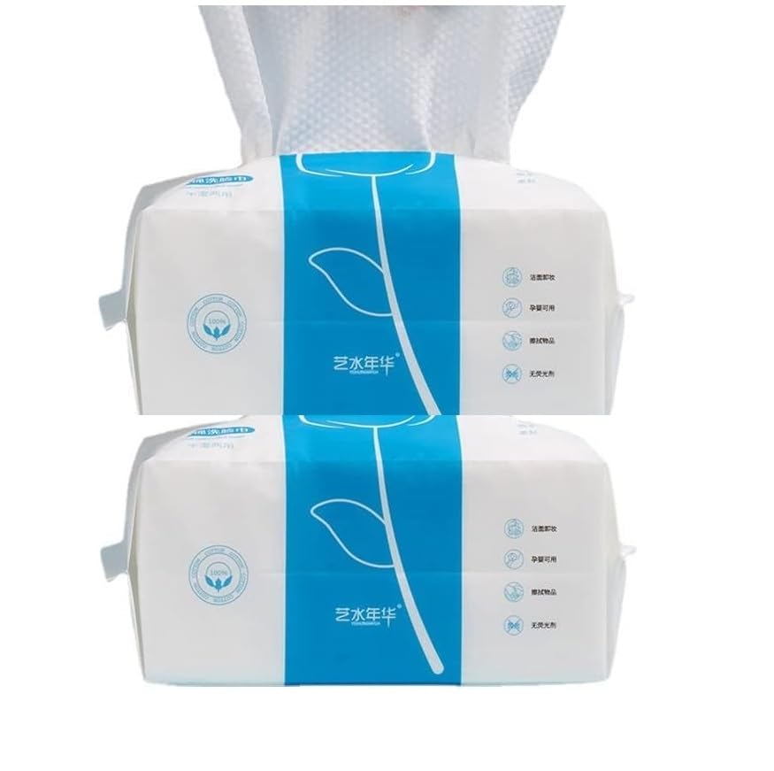 La Mejor Lista de Toallas para lavarse la cara comprados en linea. 43 Toallita suave y seca, 100% algodón, toalla facial desechable, sin pelusas, uso húmedo en seco para piel sensible, limpieza facial, eliminación de maquillaje, limpieza de...