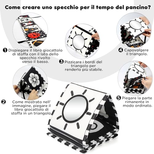 Libro Sensoriale Multi-Attività in stoffa - Tema Marinaro (+0 mesi) – Centro Gioco Educativo