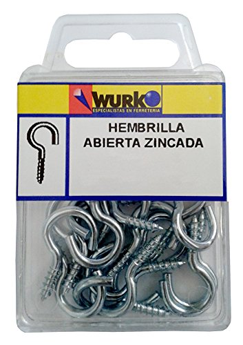 WURKO 8426024001854 - Hembrillas abiertas 20x70 1854 blister-8