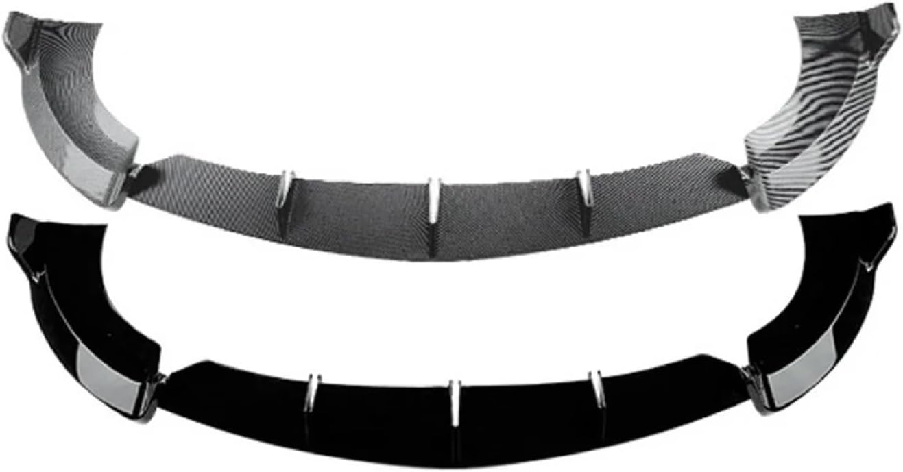 Compatible for Mercedes for Benz E-Class W213 E260 E300 E43 AMG 2016-2020 Car Front Bumper Lip Spoiler Splitter Diffuser Modification Exterior(Black)