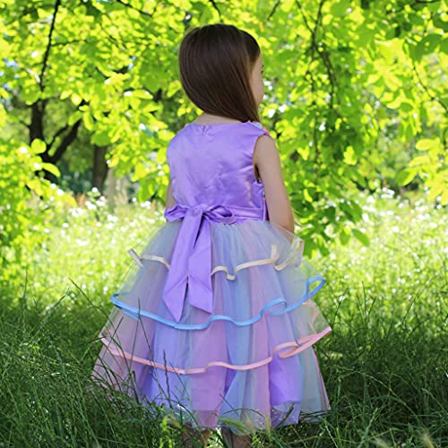 TTYAOVO Girl Flower Pageant Princess Party Tulle Dress4
