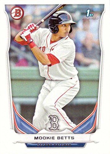 2014 Bowman Prospects #BP109 Mookie Betts Pre-Rookie Baseball Card - 1st Bowman Card