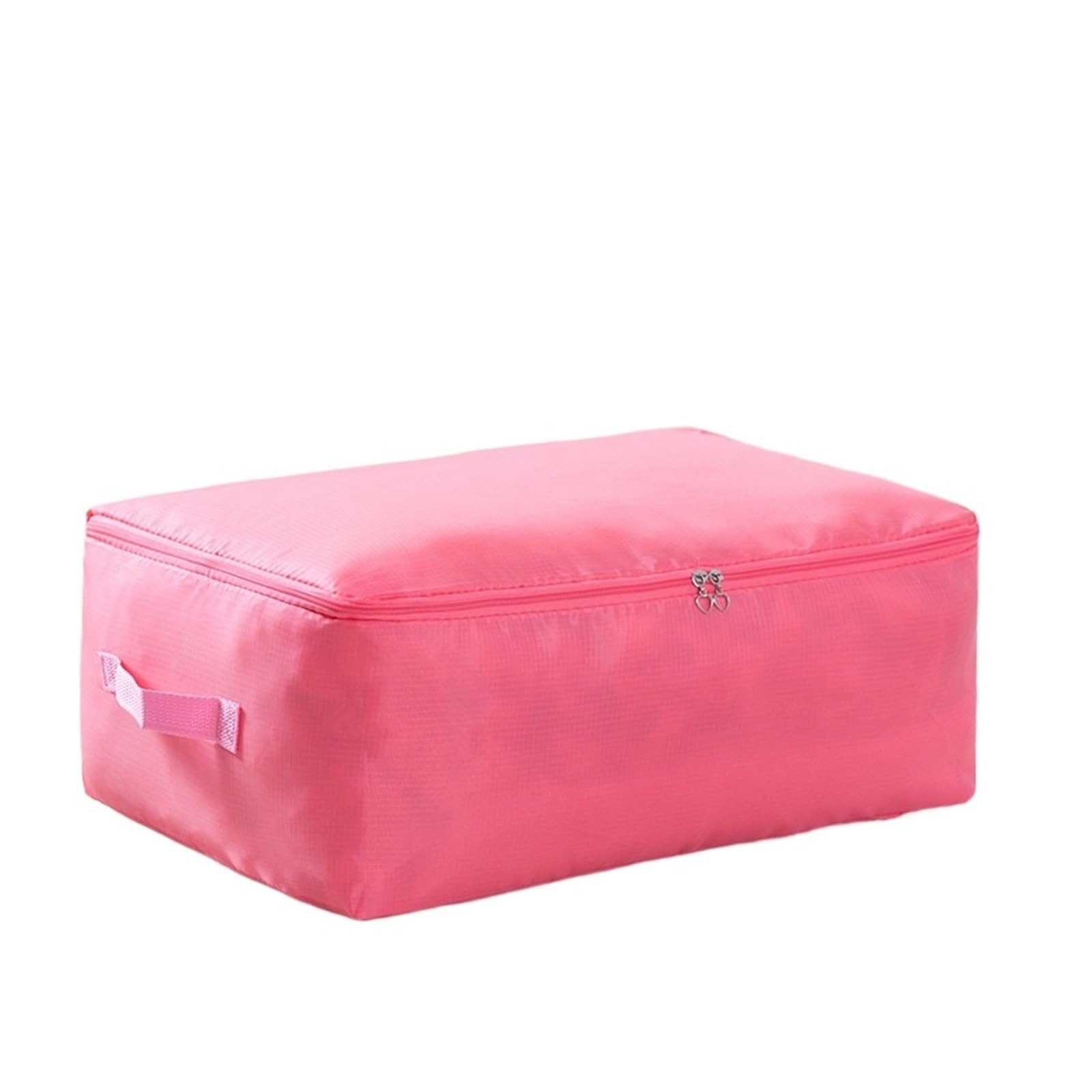 RRYPBOVG Foldable Blanket Storage Bags 3PCS Large Capacity Wardrobe Moisture Proof Organizer Bags Foldable Clothes Quilt Storage Bags Multifunctional Sundries Storage Bag(Pink,M 58x40x22cm)