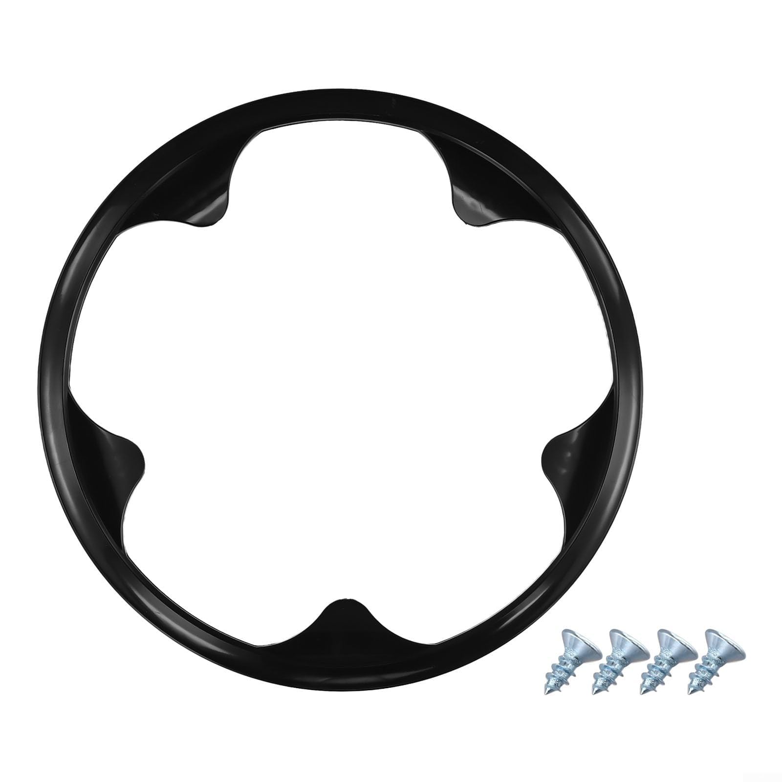 Protezione per guarnitura per bicicletta, in plastica, protegge le pedivelle dall'usura, facile da installare e pulire, si adatta alla maggior parte delle biciclette nero (G5QS52)