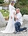 Saslax Maternity Elegant Fitted Maternity Gown Long Sleeve Slim Fit Maxi Photography Dress Off White M