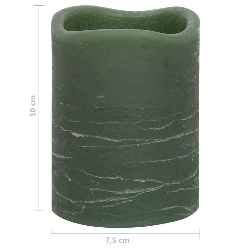 24 candele a LED con telecomando, bianco caldo, candele a colonna in vera cera, senza fiamma, dimmerabili, con timer, funzionamento a batteria, per soggiorno, giardino, matrimonio, decorazione