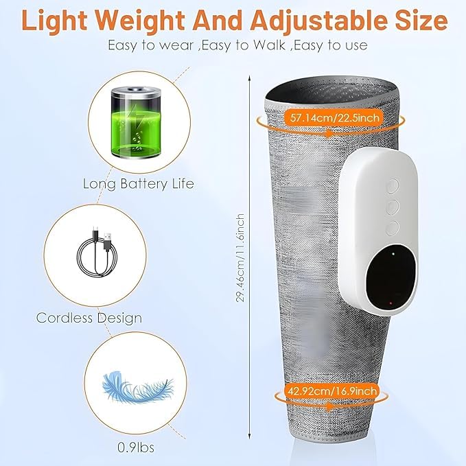 3 Working Mode and Hot Compress Leg Massag 3 Working Mode and Hot Compress Leg Massag