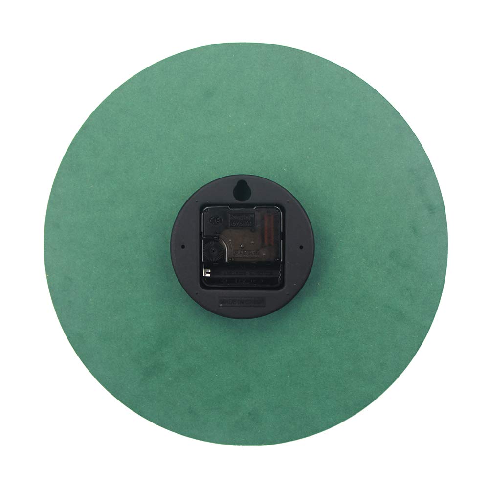 Orologio Da Parete Timelike In Legno, Verde, 33 Cm – Silenzioso, Senza Ticchettio, Numeri Romani, Per Soggiorno E Cucina - 5