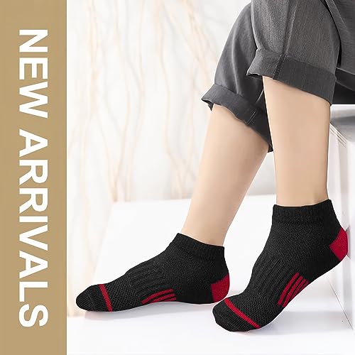 Bemeol Boy socks 12 Pairs kids Ankle Athletic Socks Low Cut Socks for Little Big Kids3