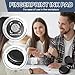 2PCS Ink Pad for Fingerprints,Black Thumbprint Ink Pad,Stamp Pad for Office Notary Supplies Identification Security ID Fingerprint Cards Law Enforcement Kit Fingerprint Stamp Ink Pad (2 Pcs)