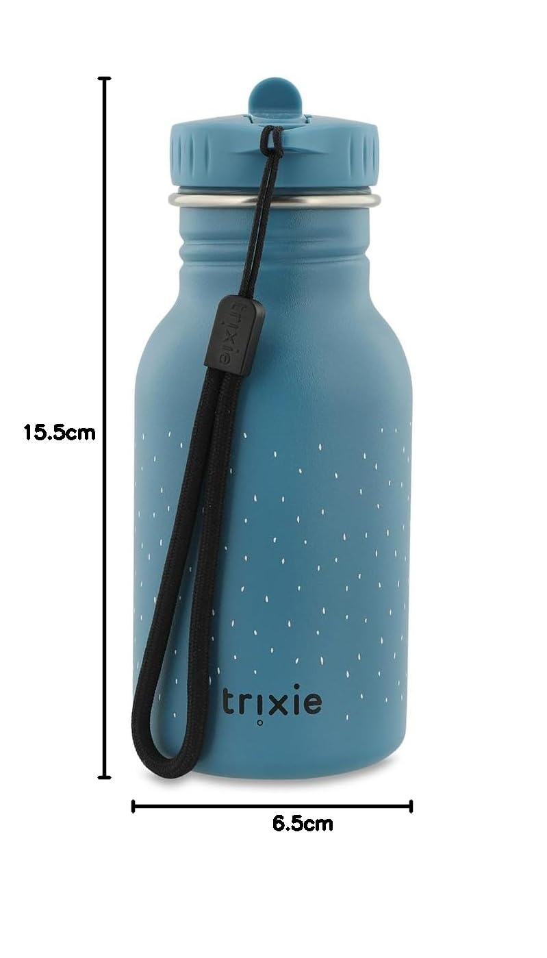 Trixie - Gourde pour Enfants en Acier Inoxydable 350ml (Mr. Triceratops)