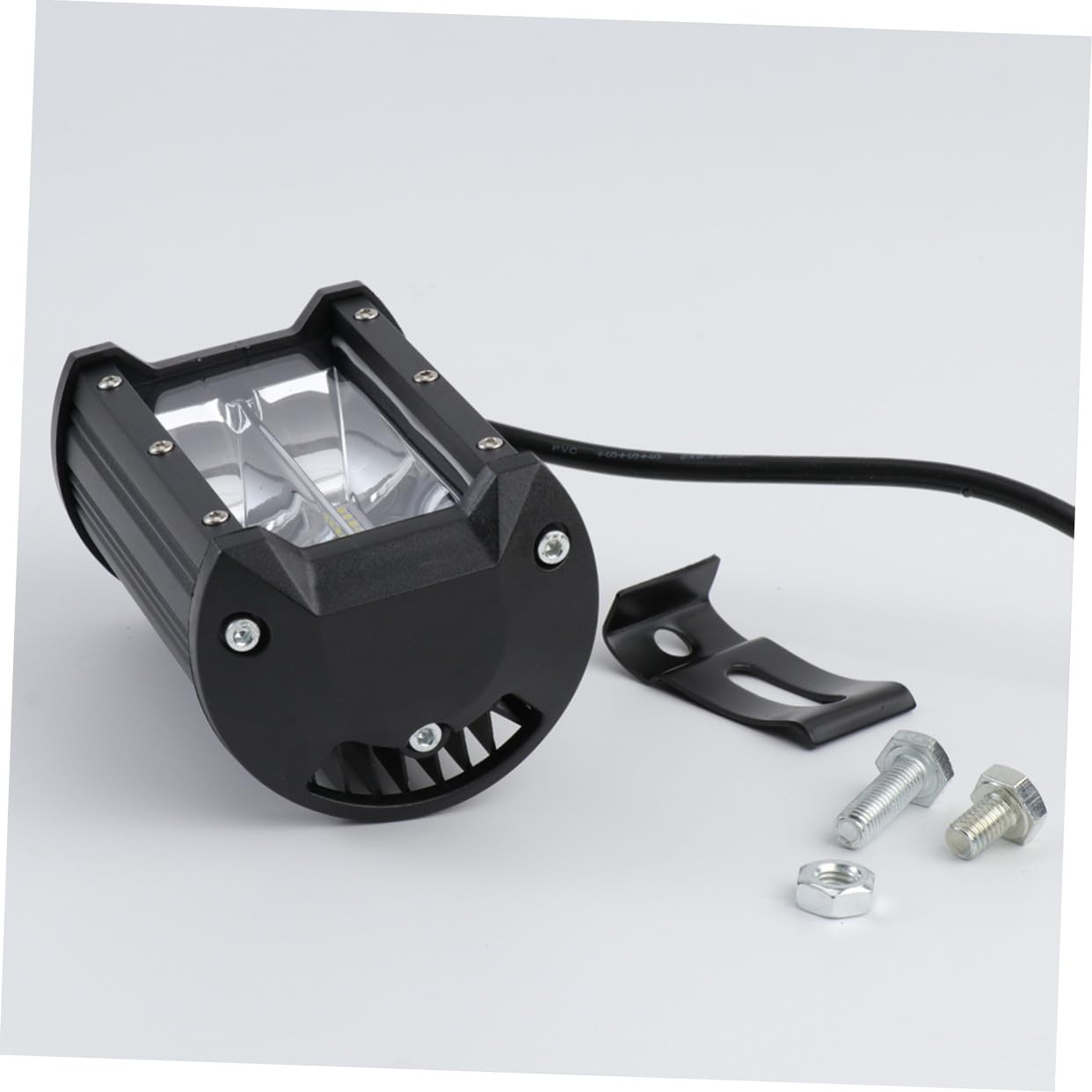 Yardwe 2piezas Barra de Luz de Techo Faros LED para Coche Doble Hilera Luz Haz Combinado para Todoterreno Tractor Barco