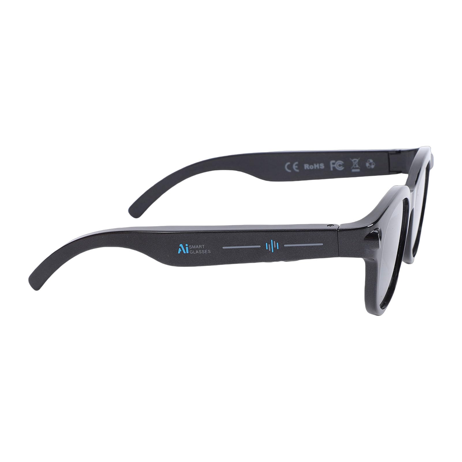Tnfeeon Occhiali Traduttori Intelligenti, Occhiali Bluetooth con Musica e | Montatura PC1414, WiFi 6, Traduzione AI in 11 Lingue, BLE 5.4, Batteria 290mAh
