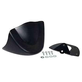 Amazon.com: Bid4ze Matte Black Lower Front Chin Spoiler Air