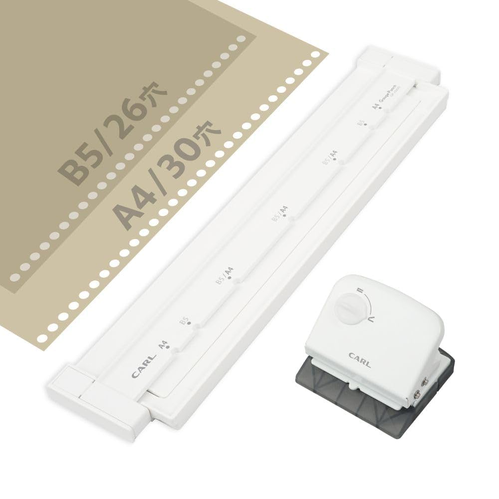 Amazon | カール事務器 ゲージパンチ ルーズリーフ 多穴 A4/30穴