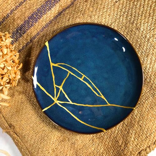 Kintsugi Repair Kit, Repair Your Meaningful Pottery with Kintsugi Gold Glue - Kintsugi Kit Comes with Two Practice Ceramic Cups for Starter Practice - Thumbnail 6