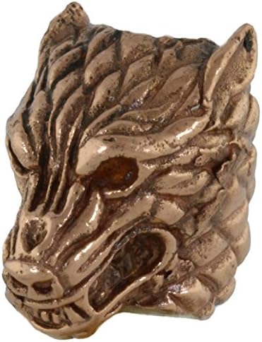 Jig Pro Shop Wolfhead Paracord/Lanyard Bead by Covenant Everyday Gear
