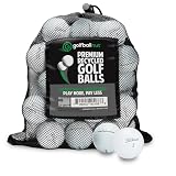 GolfBall Nut - 24 Recycled Golf Balls for Titleist Pro V1 - Premium Performance Used Golf Balls Bulk 5A Mint Condition – Includes Mesh Bag – 24-Pack, White