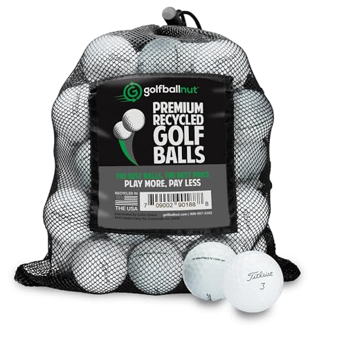 GolfBall Nut - 24 Recycled Golf Balls for Titleist Pro