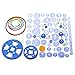 rongweiwang Plastic Gear Bearing Impostare Vari Tipi di Attrezzi Pacchetto Auto Giocattolo Accessori Fai da Te motoriduttore a Vite Senza fine Nastro ASSE boccole