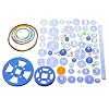Guangcailun Kunststof lagerhuis Gear ingesteld verschillende soorten Motor versnelling as Belt Gear Package Toy Auto…