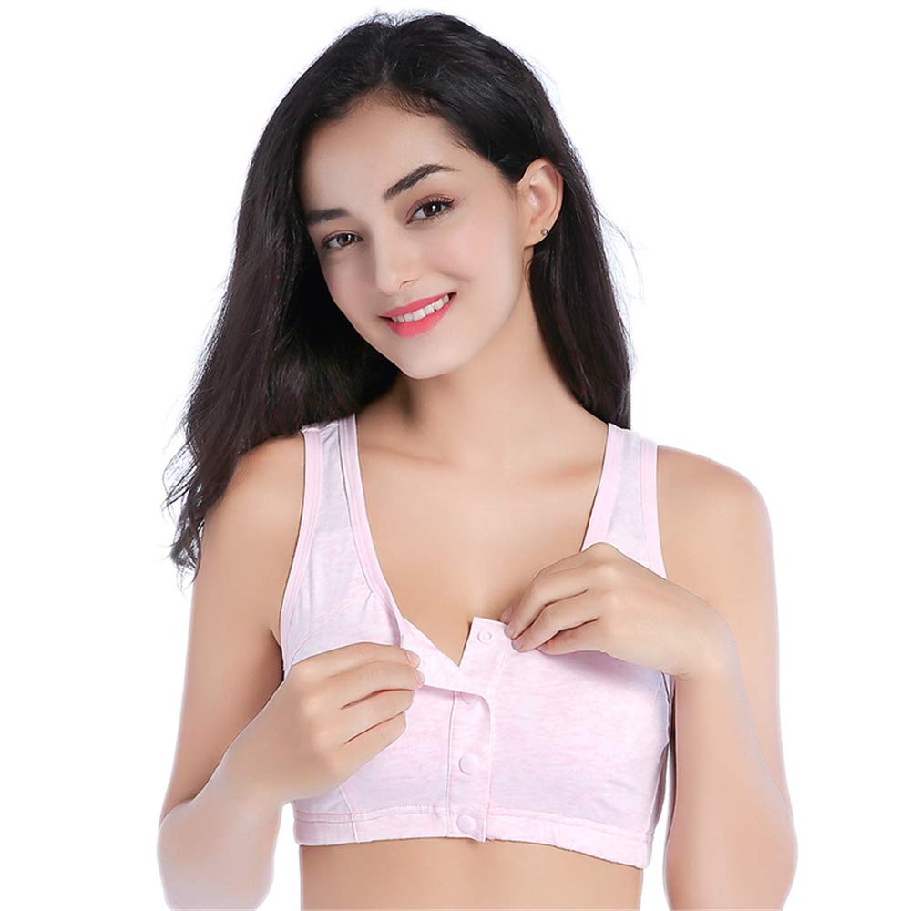 BaronHong Bralette biustonosz do karmienia z bawełny – biustonosz do karmienia z zapięciem z przodu