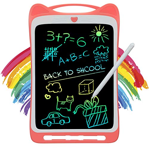 LCD Writing Tablet, Colorful Erasable Doodle Board Drawing Pad, 12 Inch Reusable Educational Electronic Painting Pads Toy Gift, Suitable for 3/4/5/6/7 Years Old Toddler/Girls/Boys/Kids