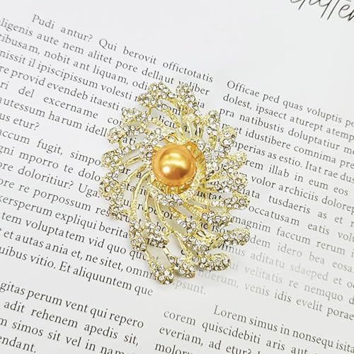 Image of HETICA Women Animal Floral Brooch Pin Accessory Perfect as a Gift for Anniversary Celebrations, Parties, Or Everyday Wear