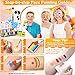 Face Painting Kit Professional for Adults,12 x 10g Split Cake Face Paint Palette Water Activated Face Paint with Stencil Brush Sponge, Rainbow Facepaint Makeup Kit for Halloween Party Body Paint