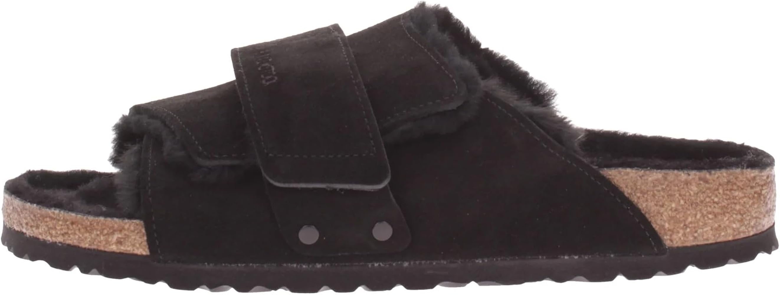 Amazon.com | Birkenstock Kyoto Shearling Suede Leather | Slides 