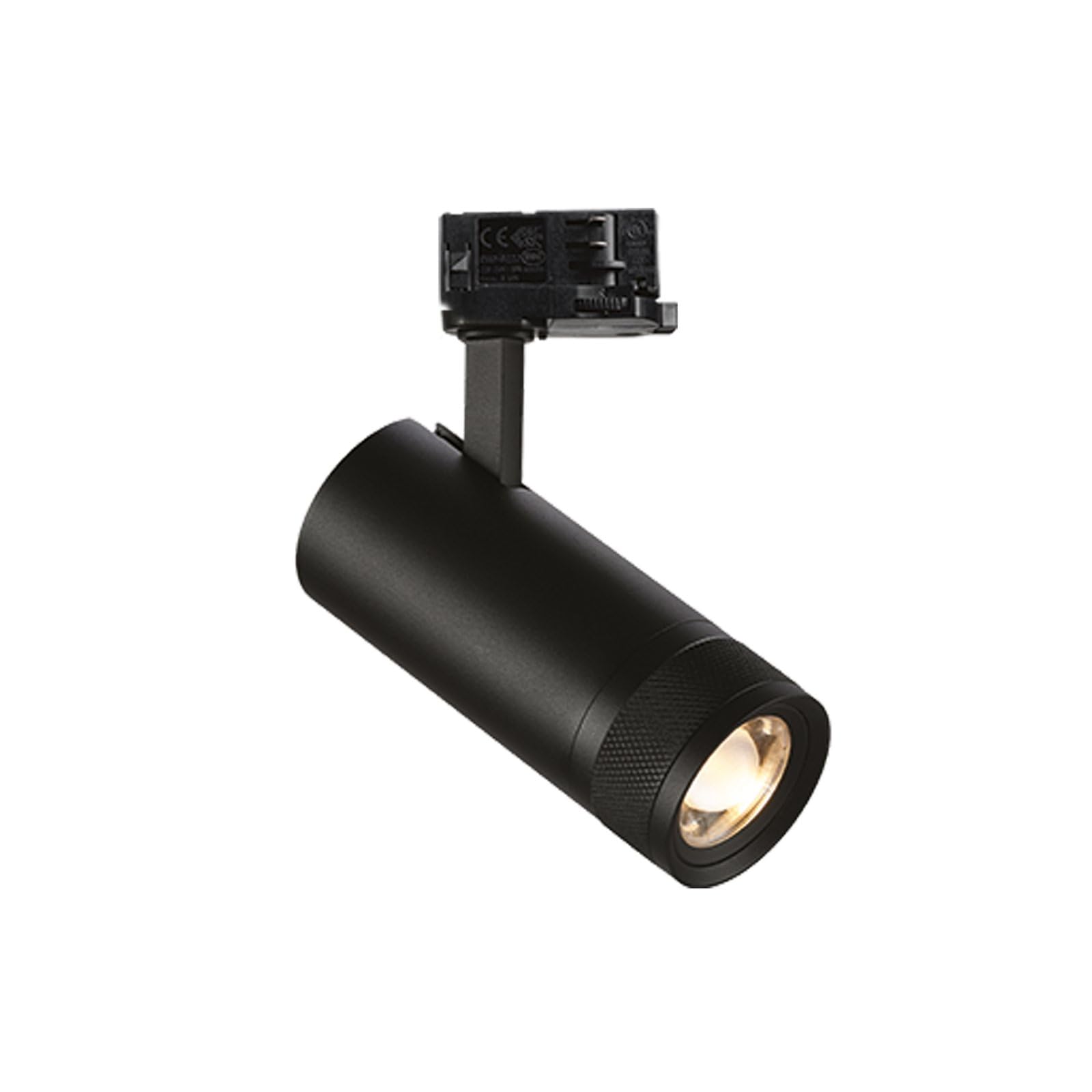 Faretto A Binario 1 Luce Led Integrato Nero 25W Ip20