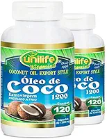 Kit 2 Óleo de Coco Extra Virgem Unilife 120 Cápsulas