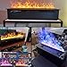 TBLOTYD Electric Fireplace with Multi-Color LED Flame Effect, Water Vapour Humidifier, Smart App/Remote/Touch Control, Automatic Water Filling, 80cm,80cm/31.4in