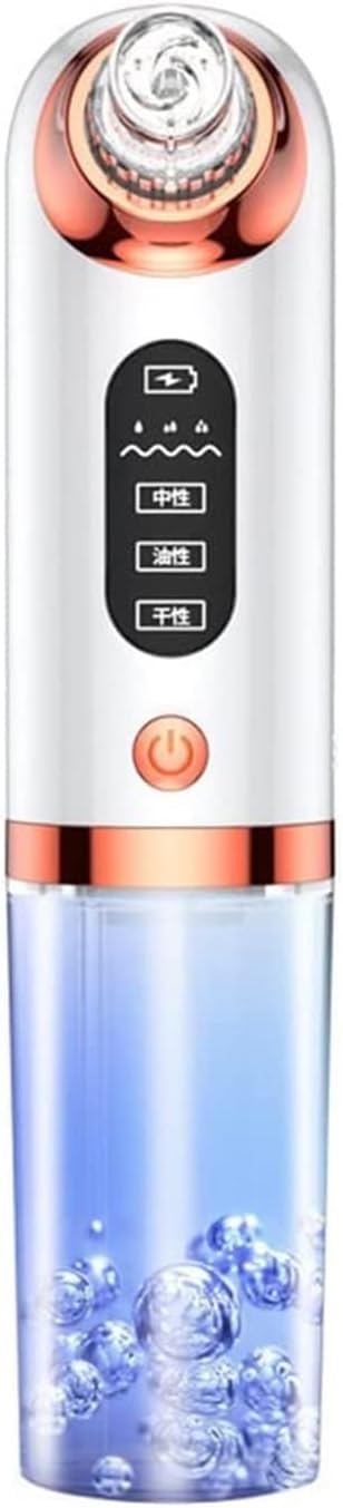Estrattore di punti neri Aspirapori elettrico ricaricabile Punti neri Punti bianchi Acne Comedone Estrattore di brufoli Pulitore for pori del viso Kit for rimozione punti neri 6 Sonde di aspira