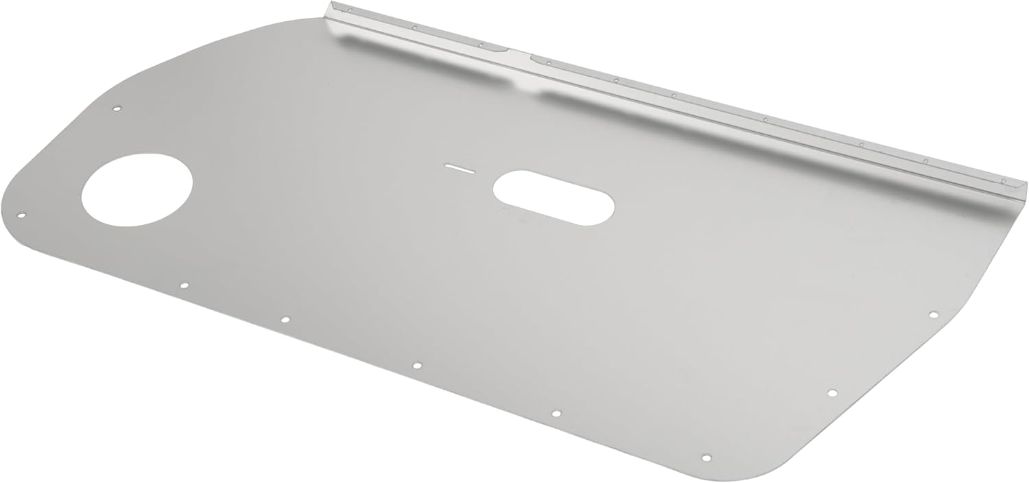 ALMULOO Inner Door Panel Compatible with 1990-1997 Mazda Miata Inner Door Cards Aluminium Unfinished Silvery