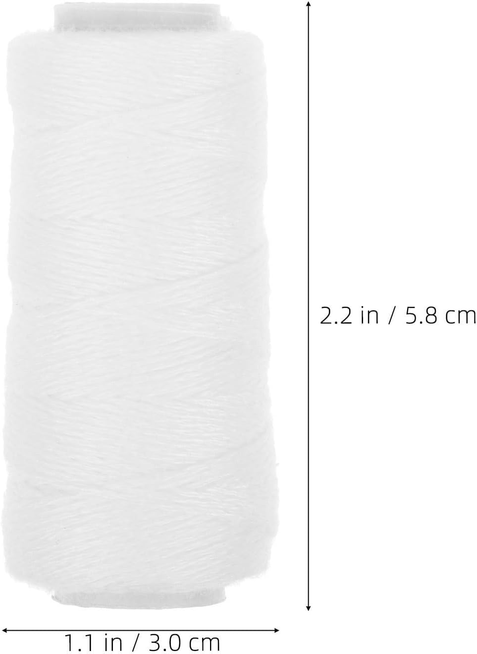UKCOCO 4 Spools Cotton Thread for Facial Hair Removal, Flexible Threading Tool for Delicate Facial Hair Above Lip, for Home and Travel Grooming, for Beginners