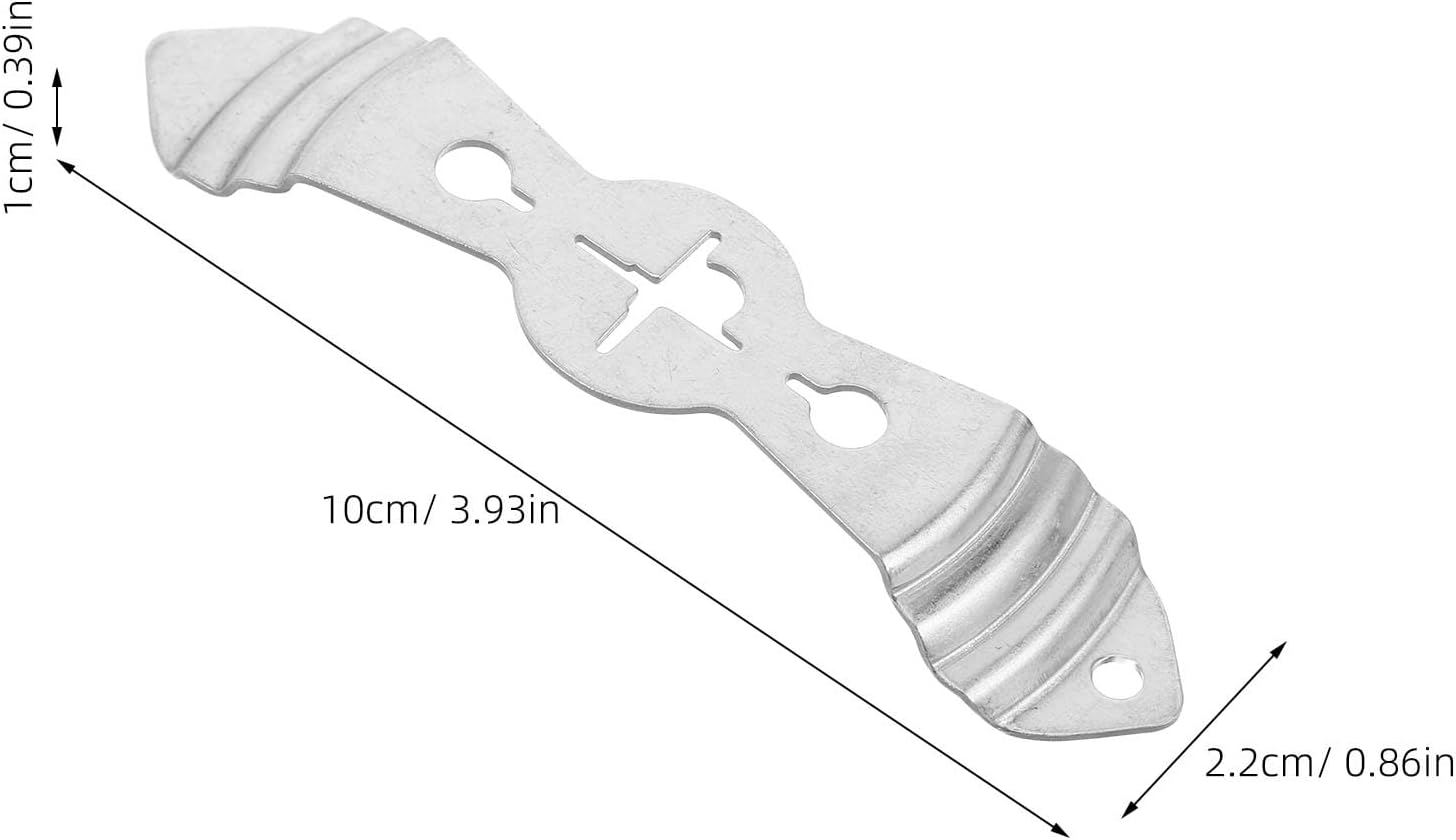 8pcs Stainless Steel Candle Wick Holder - Metal Wick Centering Devices for Scented Candle Making, 3.9" Long, Fits Most Glass, Ceramic Containers