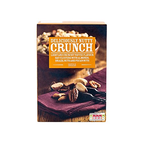 (Marks & Spencer (�}�[�N�X���X�y���T�[)) ���������i�b�c�N�����`�I�[�g���N���X�^�[500�O���� (x6) - Marks & Spencer Deliciously Nutty Crunch Oat Clusters 500g (Pac
