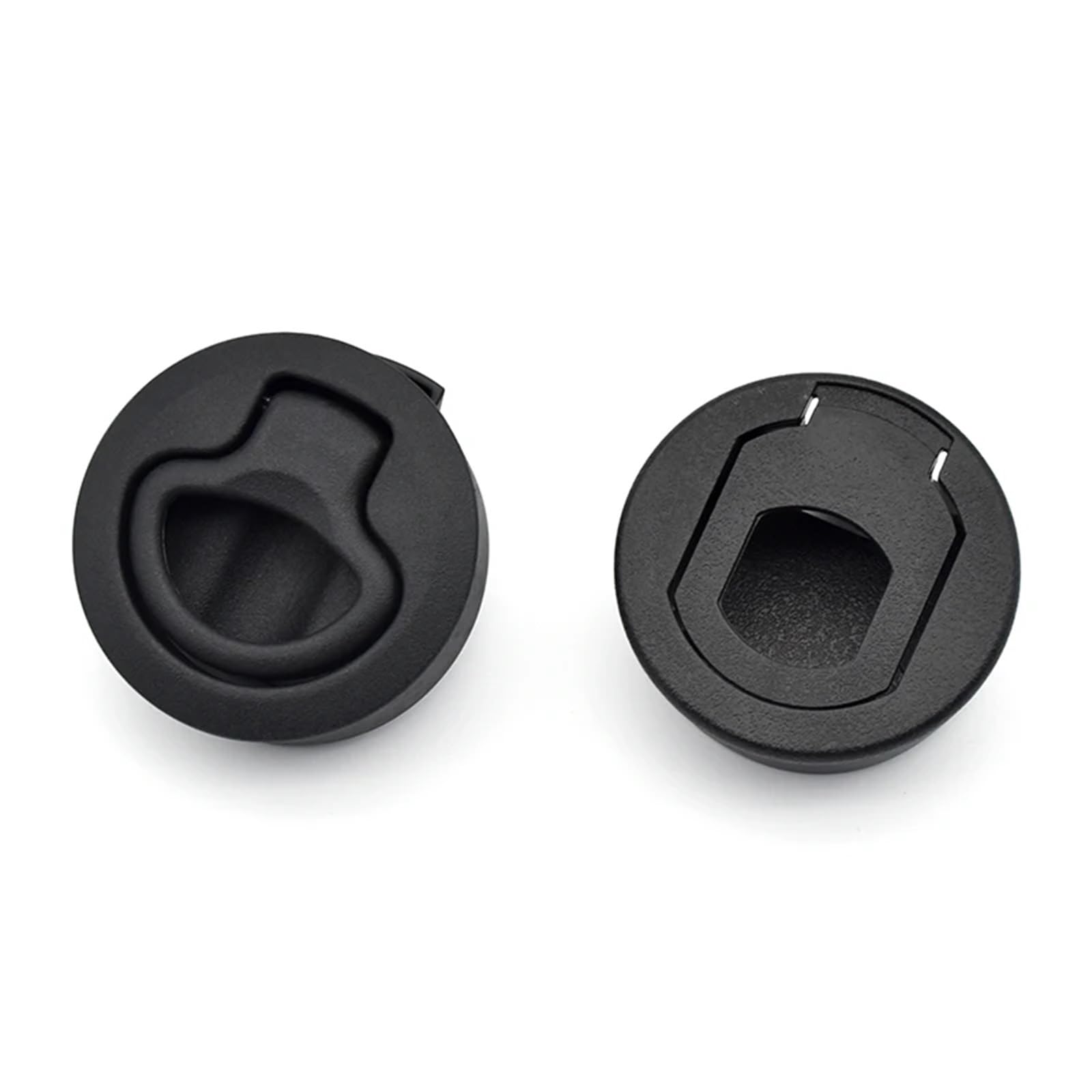 Déverrouillage en plastique noir XK246-81 serrure anneau circulaire pour tiroir meuble