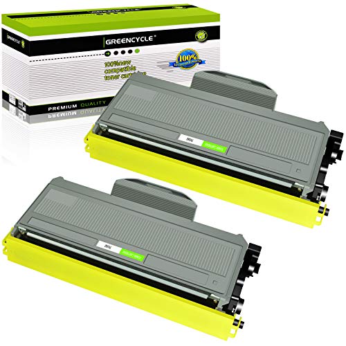 GREENCYCLE 2600 Pages per Toner Cartridge Replacement Compatible for Brother TN360 TN-360 TN330 TN-330 Used in HL-2170W HL-2150N DCP-7045N DCP-7040 MFC-7840W MFC-7340 MFC-7345N (Black, 2-Pack)