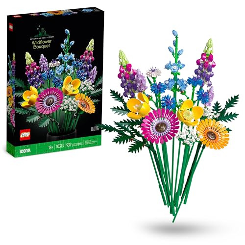 LEGO Botanicals Wildflower Bouquet Set - Artificial Flowers with