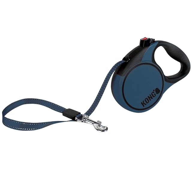 Foto 7 de 7 de KONG Correas Extensibles Para Perros Terreno De Correa Retráctil Kong Azul L (5M / 50 kg)