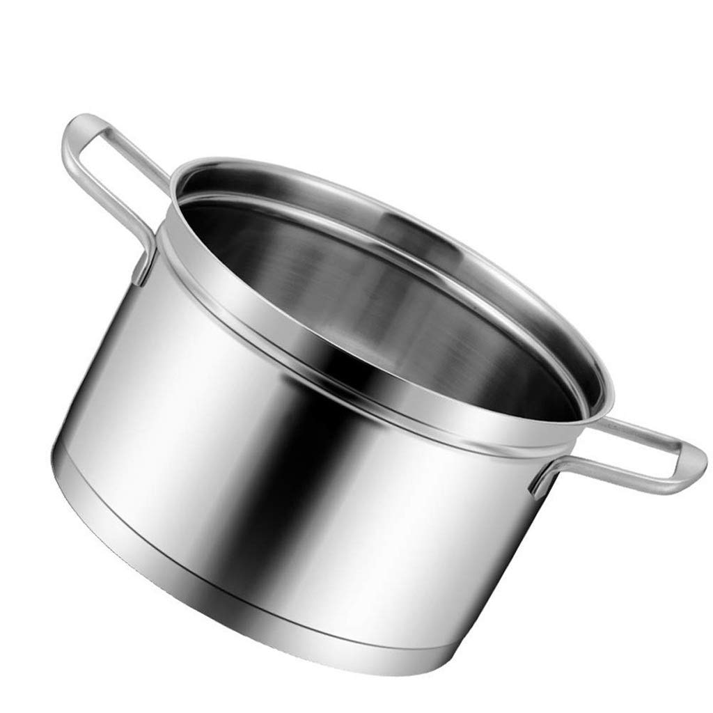 Dampfgartopf aus Edelstahl mit Dampfeinsatz und belüftetem Glasdeckel, sicher und langlebig